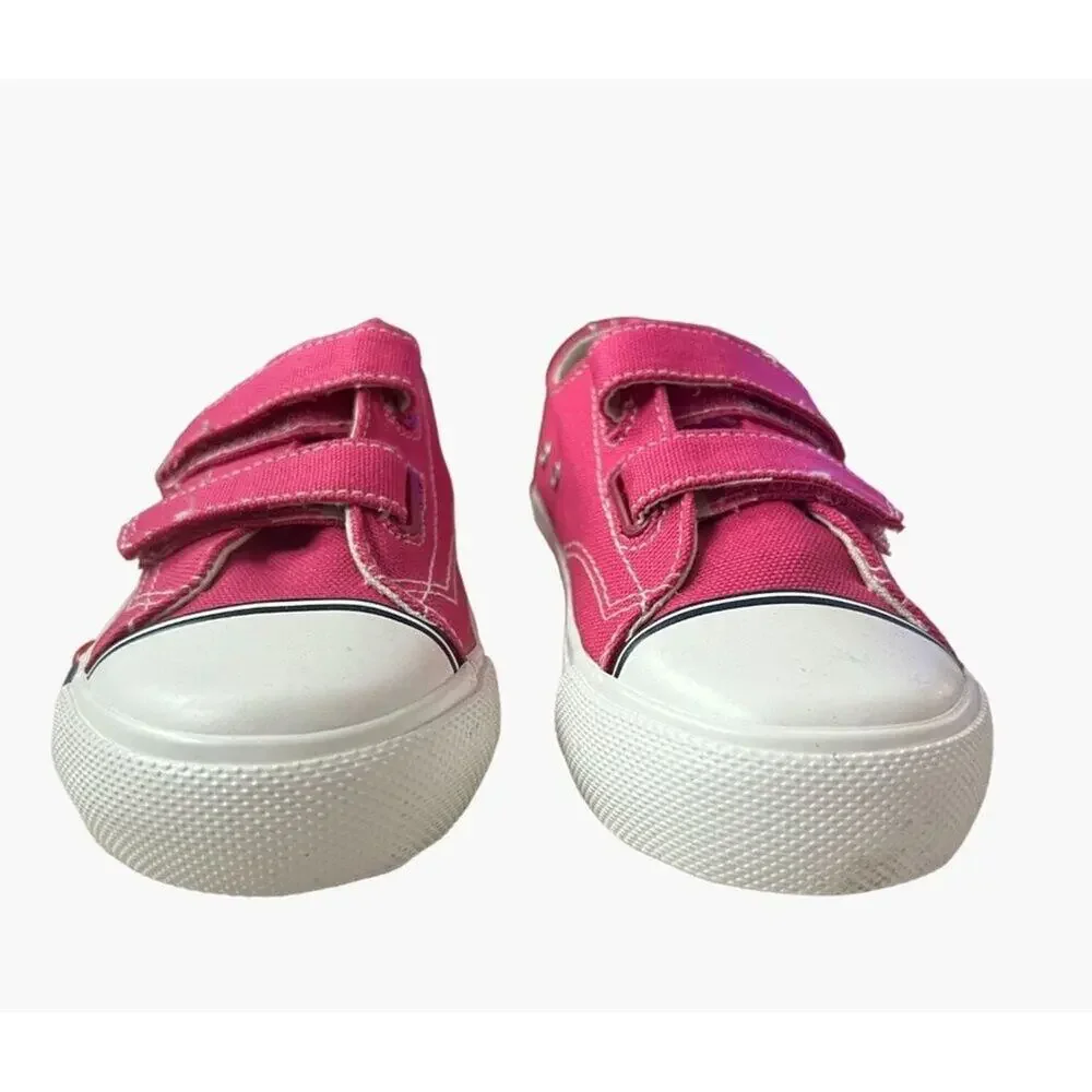 Pro-Keds Royal HL Sneakers Fuschia Size 8 Little Girls Velcro Closure Rubber Sol